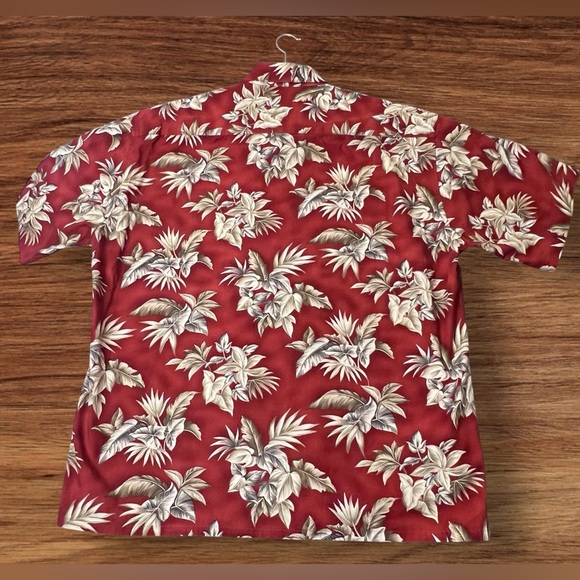 Campia Hawaiian Floral Red Shirt XL - Picture 3 of 4